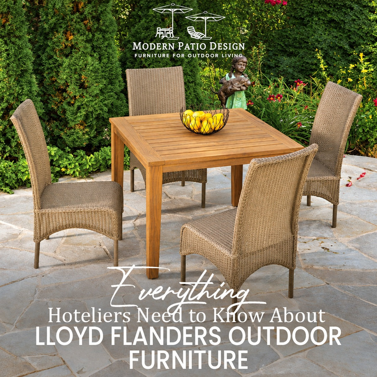 Everything Hoteliers Need to Know About Lloyd Flanders Outdoor Furniture