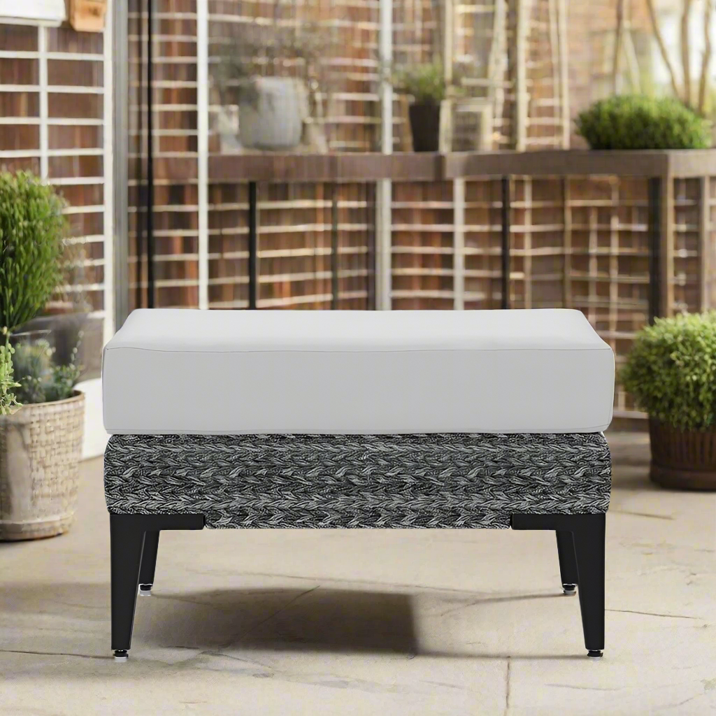 DecoScape Island Bay Ottoman - Gray