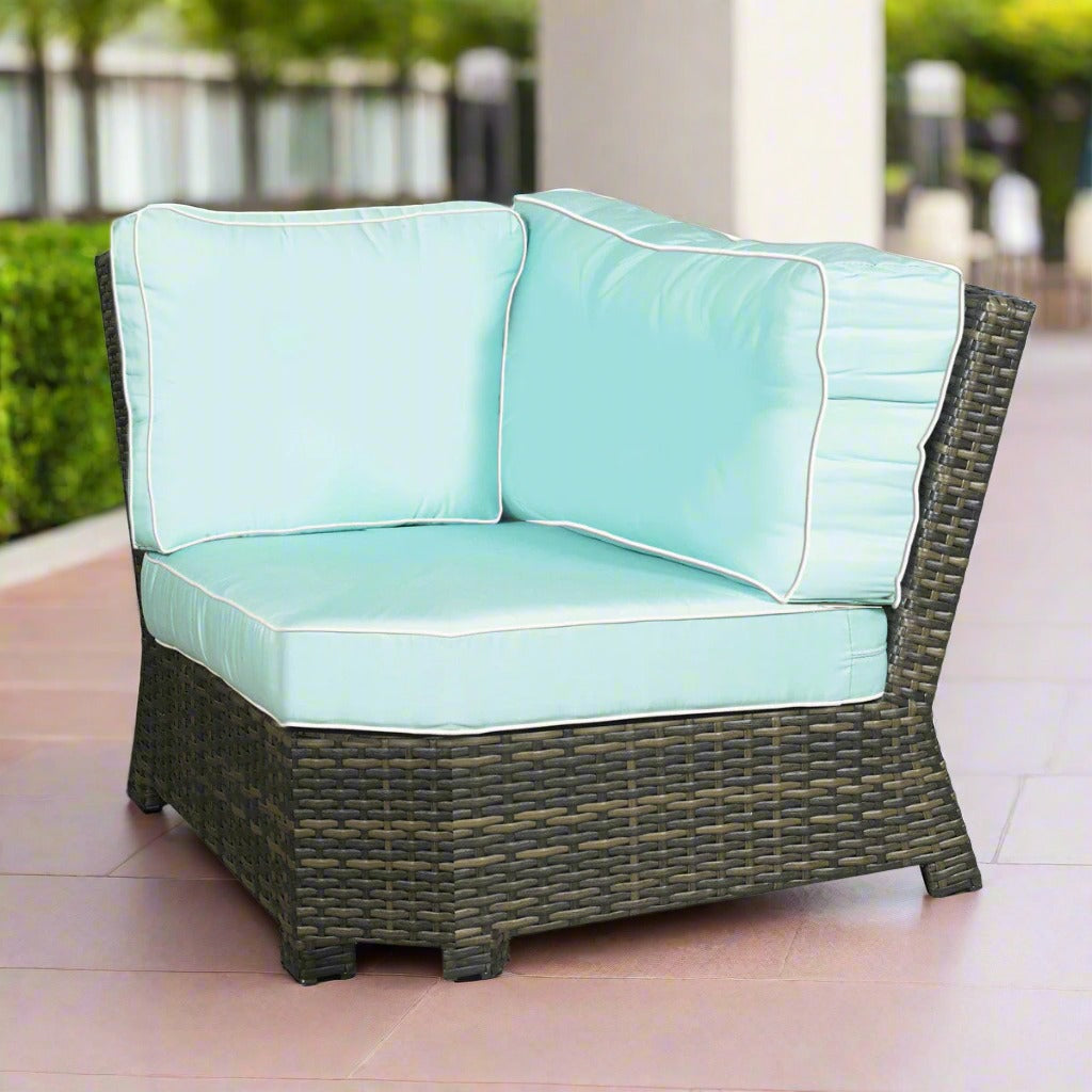Forever Patio Brookside Wicker Sectional 45 Degree Corner