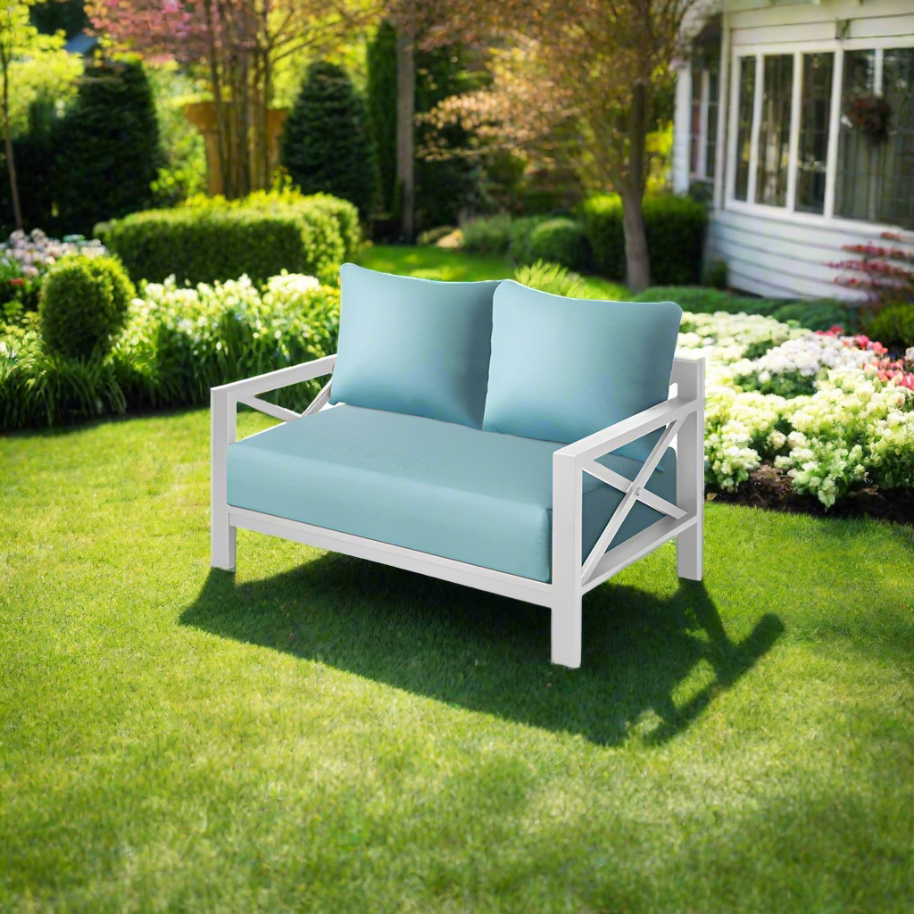 DecoScape Dynasty Aluminum Loveseat