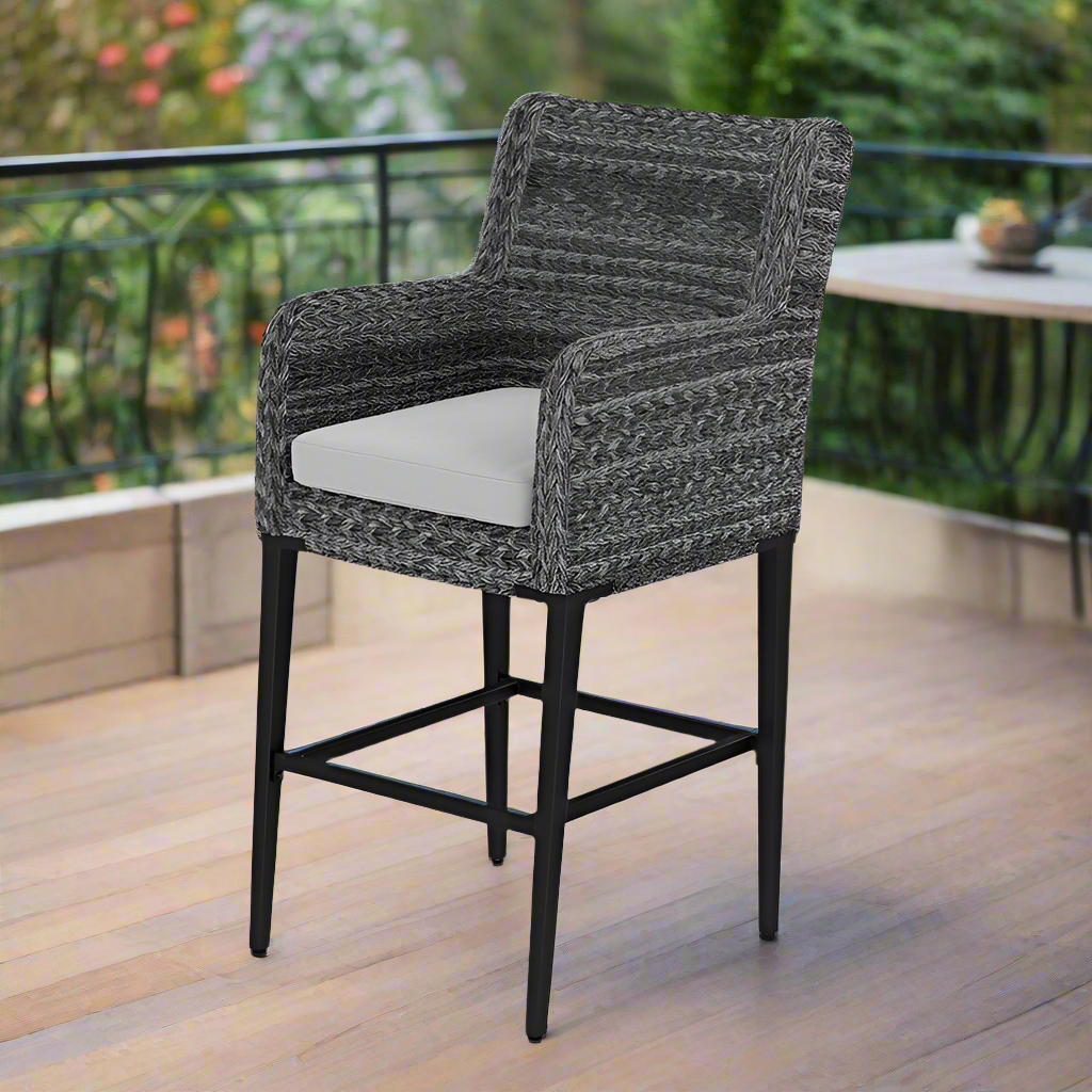 DecoScape Island Bay Bar Arm Chair - Gray