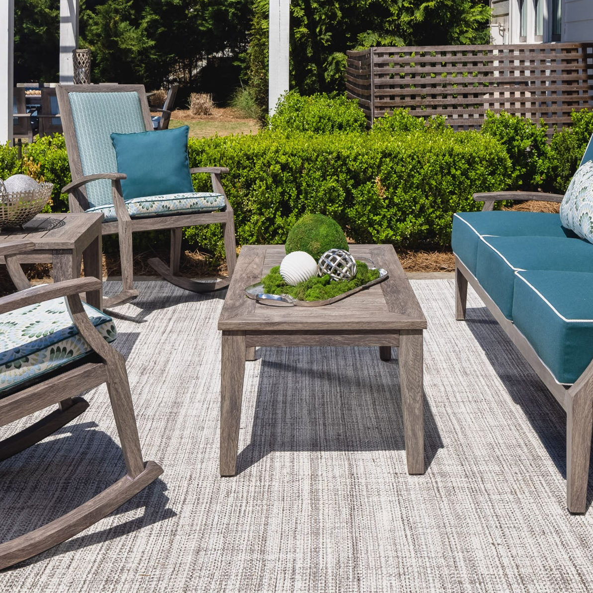 Lloyd Flanders Frontier 45" Cocktail Table