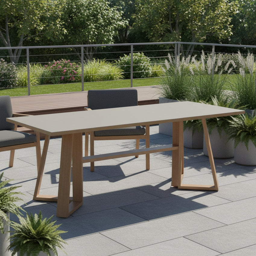 Lloyd Flanders Pursuit 86" Rectangular Dining Table
