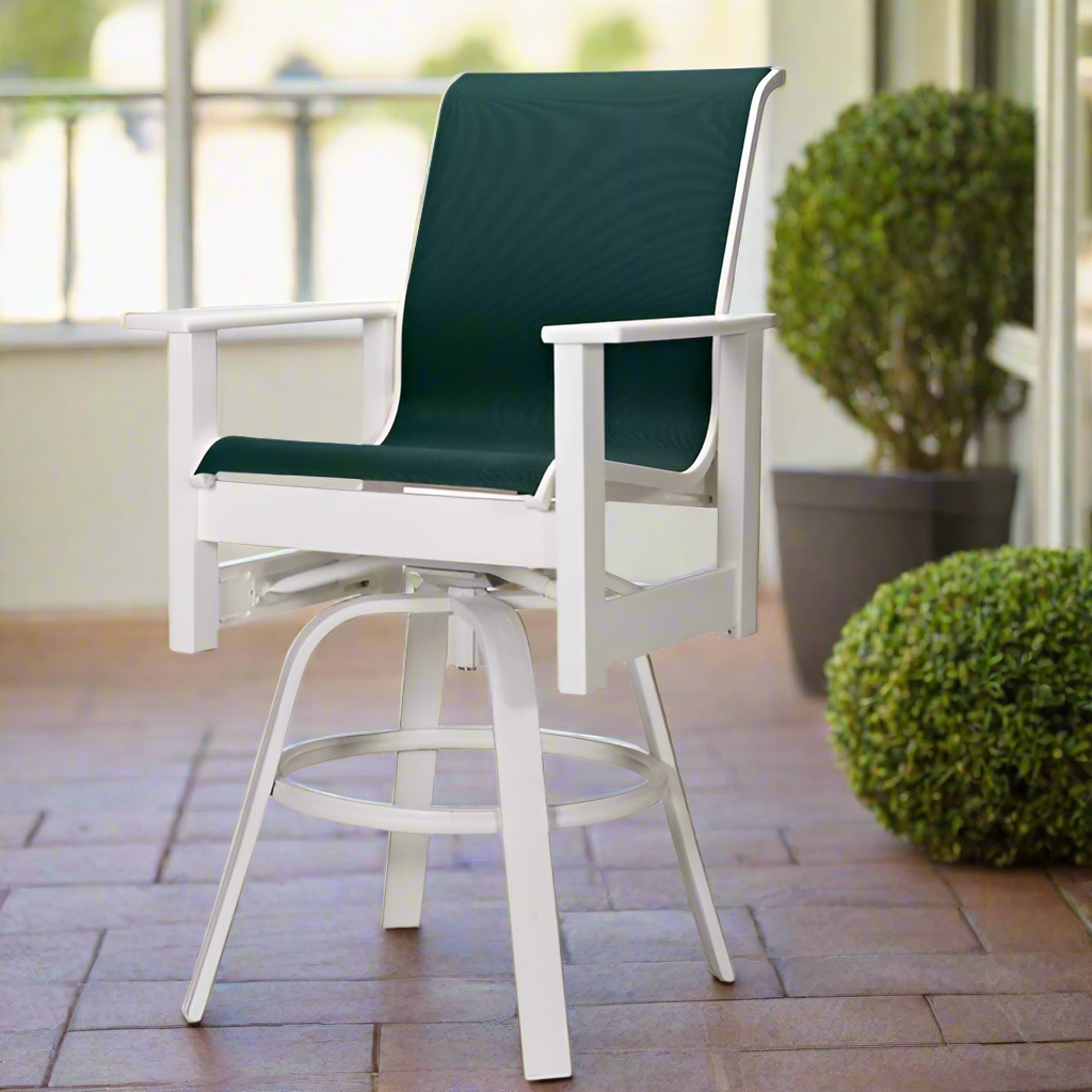 Telescope Casual Leeward MGP Sling Bar Height Swivel Arm Chair