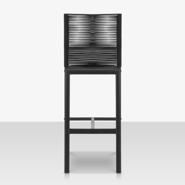 DecoScape Avalon Aluminum Rope Dining Bar Side Chair