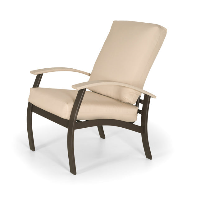 Telescope Casual Belle Isle Cushion Aluminum Outdoor Arm Chair