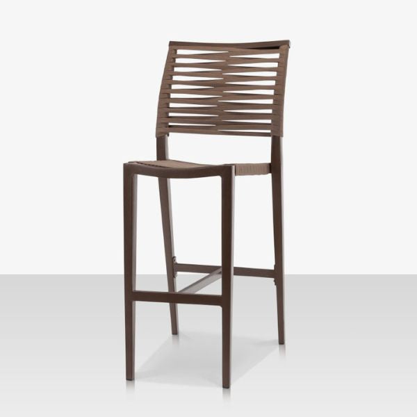 DecoScape Chloe Rope Stackable Bar Side Chair