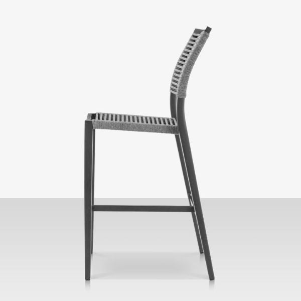 DecoScape Chloe Rope Stackable Bar Side Chair