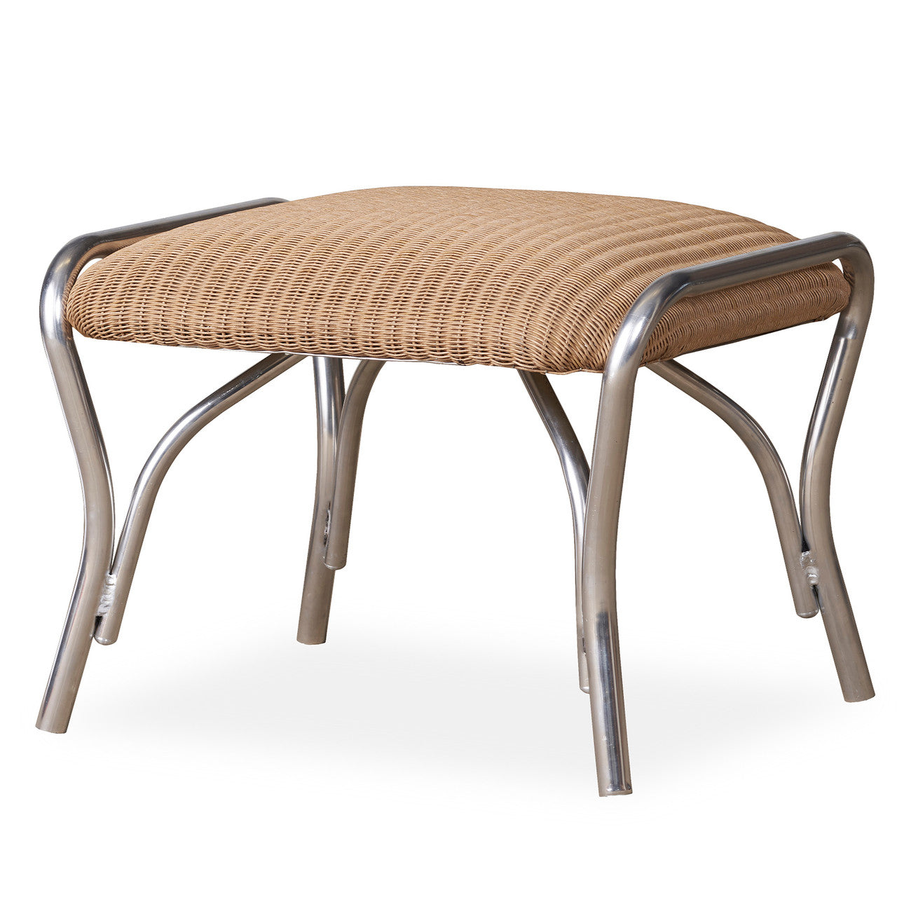 Lloyd Flanders All Seasons Ottoman with Padded Seat