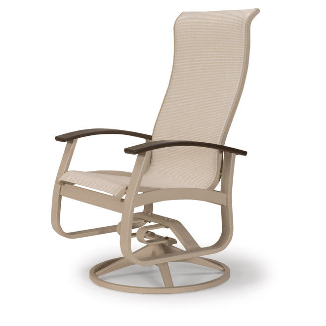 Telescope Casual Belle Isle Sling Supreme Aluminum Outdoor Swivel Rocker