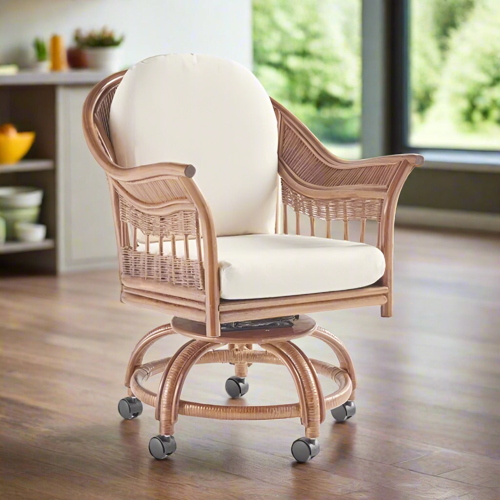 Replacement Cushions for South Sea Rattan Bermuda Swivel Caster Dining Chair