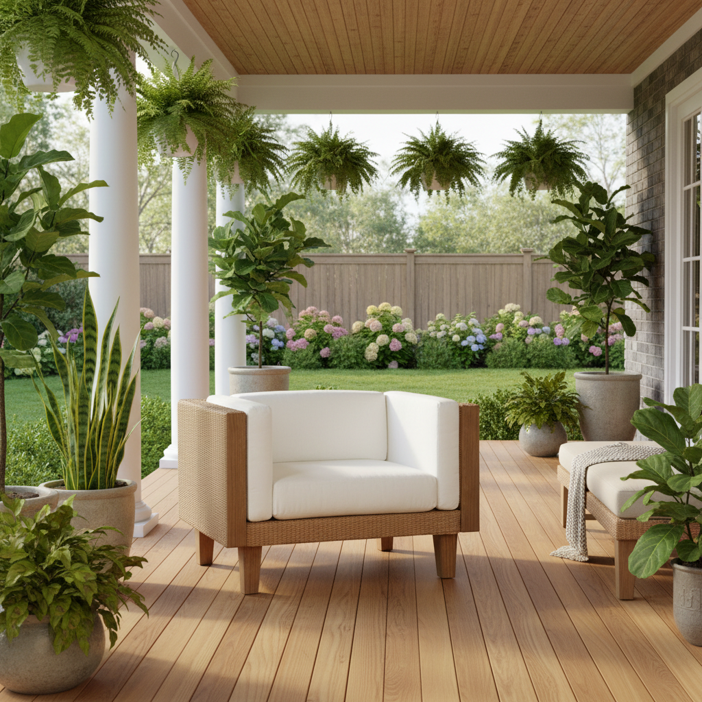 Lloyd Flanders Catalina Wicker Lounge Chair