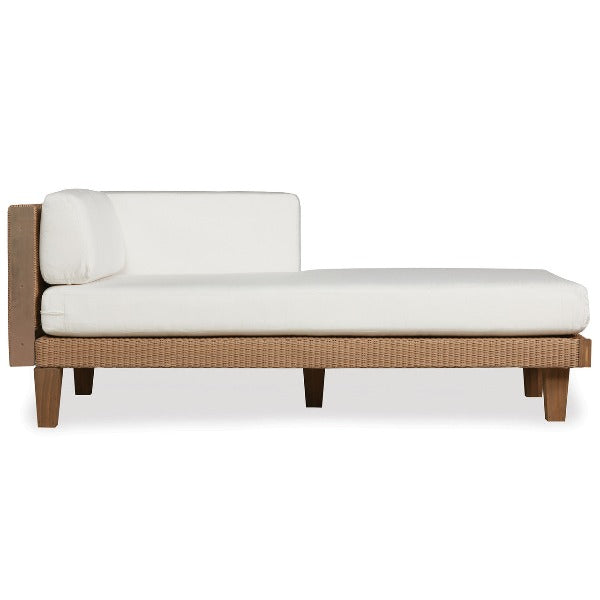 Lloyd Flanders Catalina Wicker Left Arm Chaise