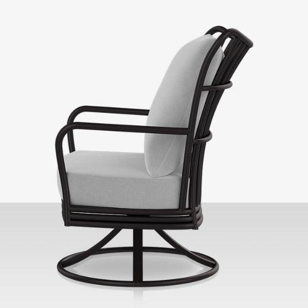 DecoScape Elephant Aluminum Swivel Club Chair