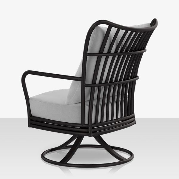 DecoScape Elephant Aluminum Swivel Club Chair