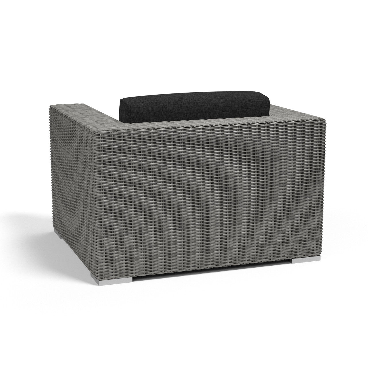 Sunset West Emerald II Club Chair With Cushions - Spectrum Carbon