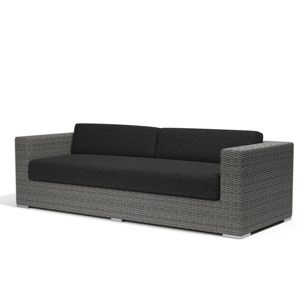 Sunset West Emerald II Sofa With Cushion - Spectrum Carbon