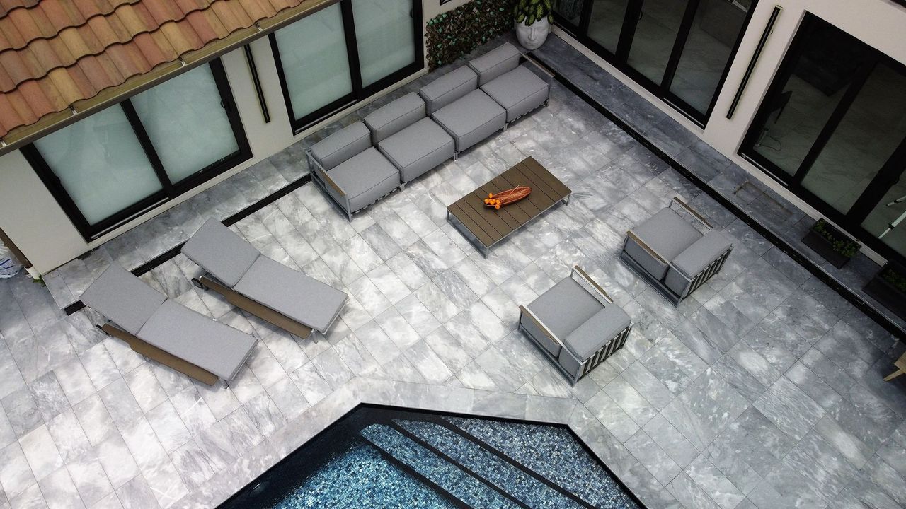 OUTSY Sunrise 7-Piece Extra Deep Seating Outdoor Conversation Set
