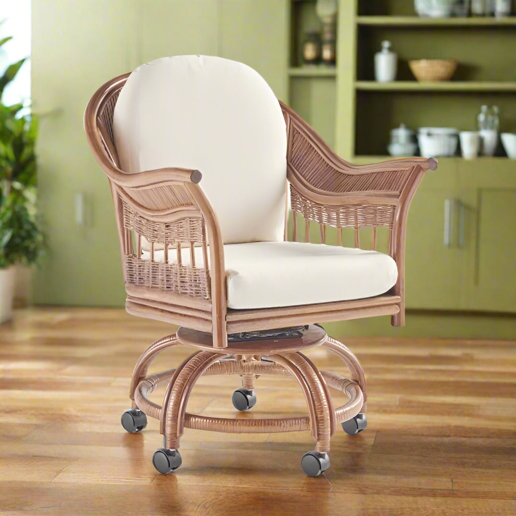 Replacement Cushions for South Sea Rattan Bermuda Swivel Caster Dining Chair