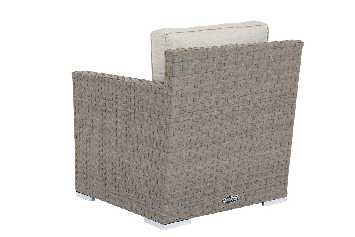 Sunset West Majorca Club Chair - Cast Sliver (Call for Best Price)