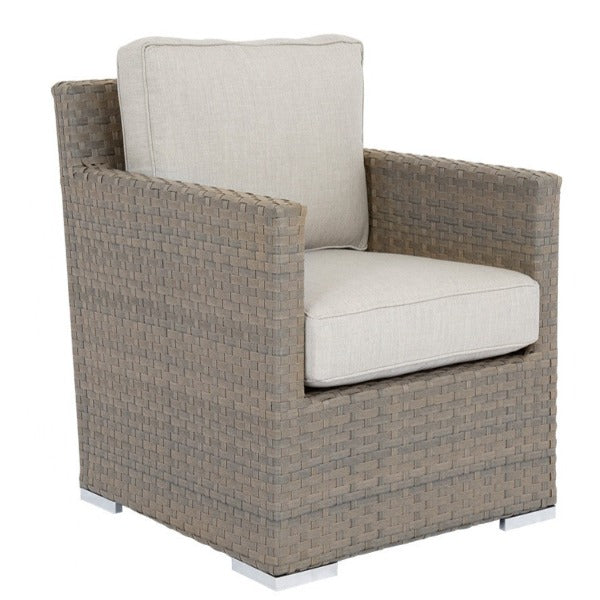 Sunset West Majorca Club Chair - Cast Sliver (Call for Best Price)