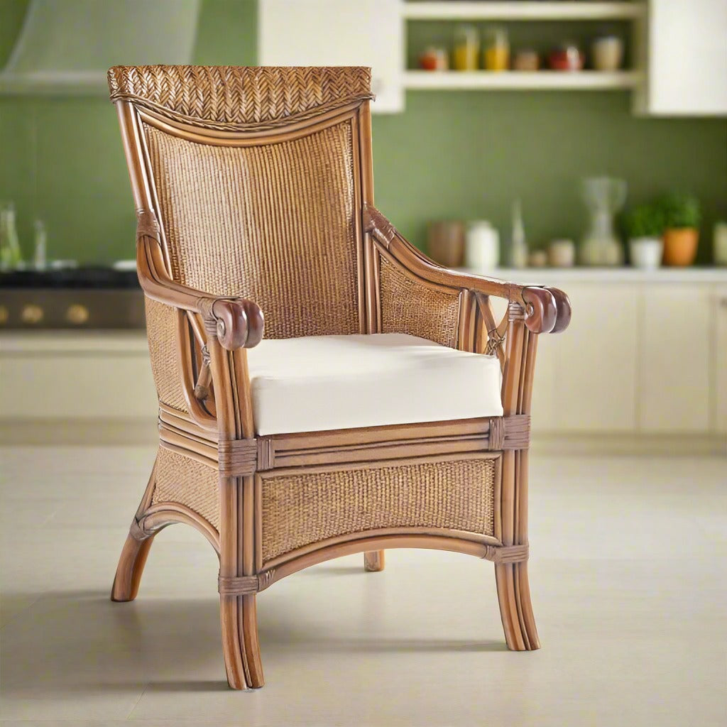 Replacement Cushions for South Sea Rattan Pacifica Dining Arm Chair