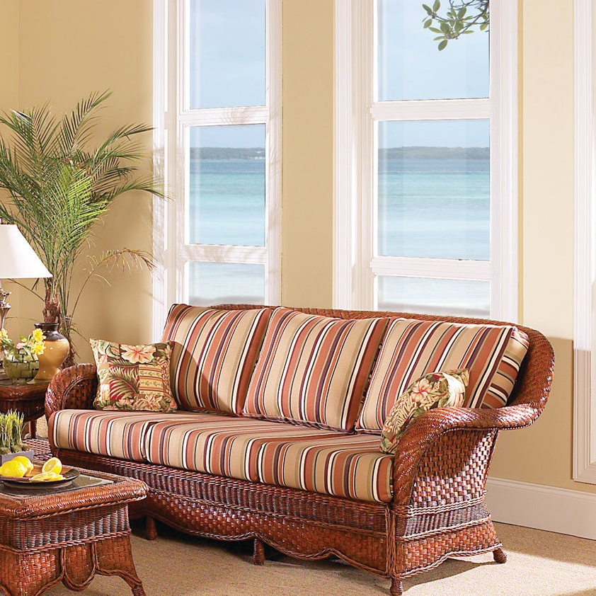 South Sea Rattan Autumn Morning Indoor Wicker Sofa