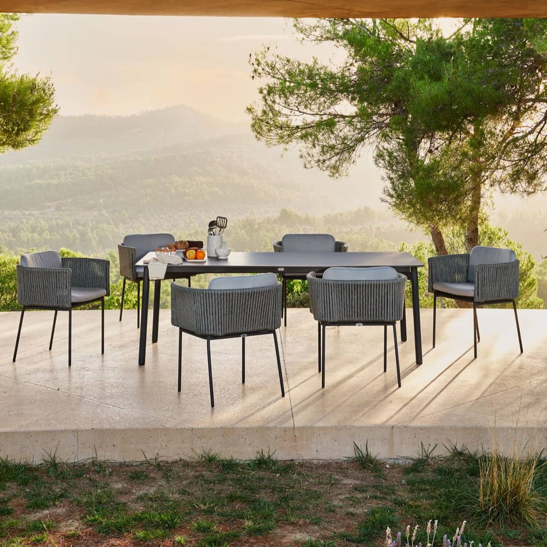 Skyline Design Boston 7-Piece Rectangular Dining Set Modern