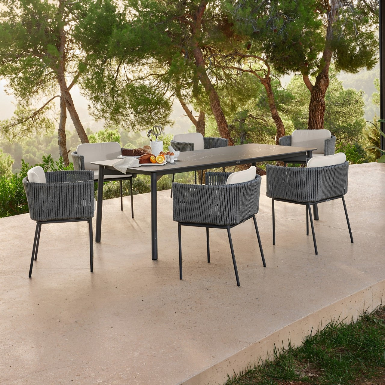 Skyline Design Boston 7-Piece Rectangular Dining Set