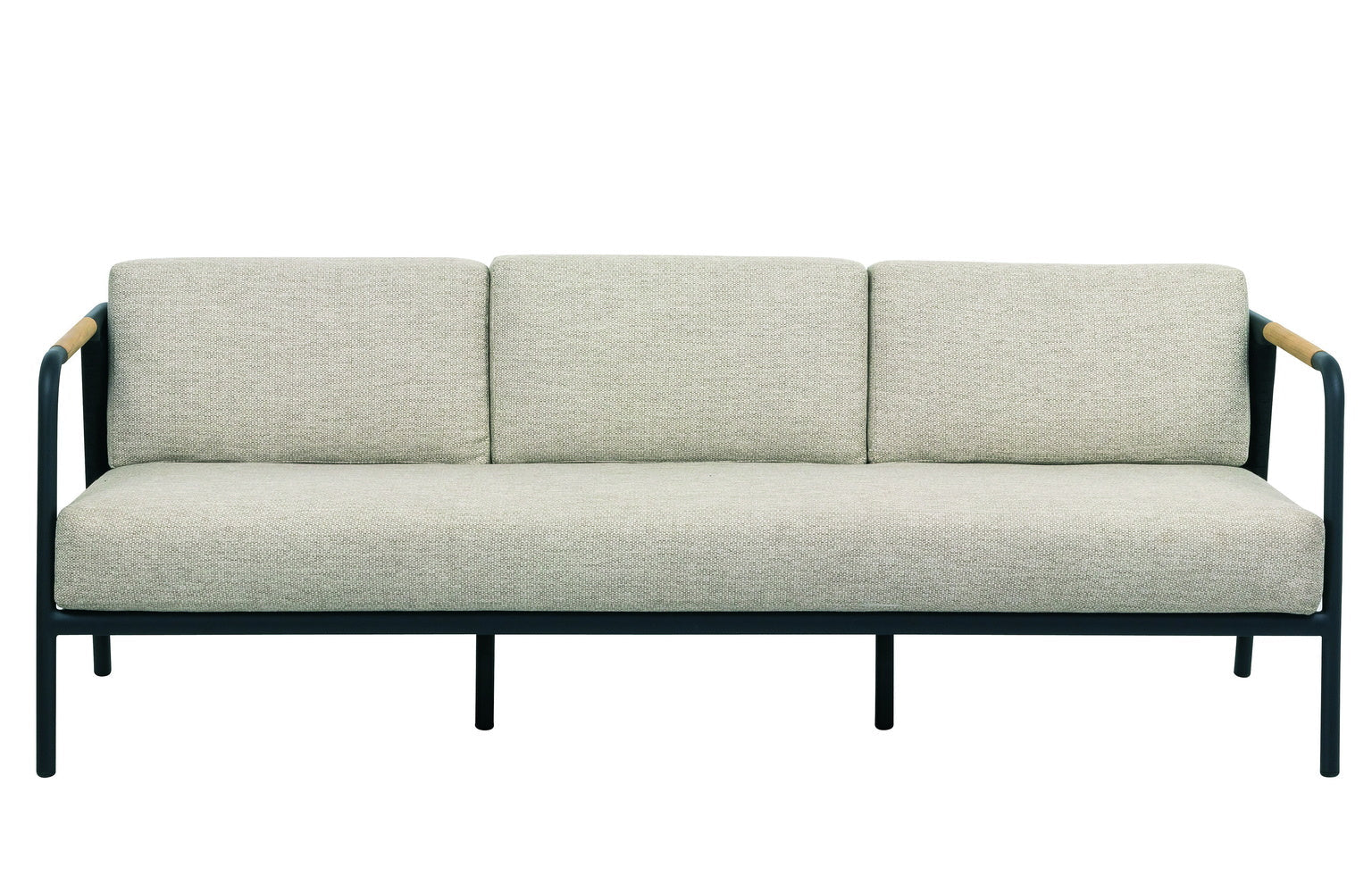 Alfresco Home Elle Belt 79" Deep Seating Sofa with Cushion