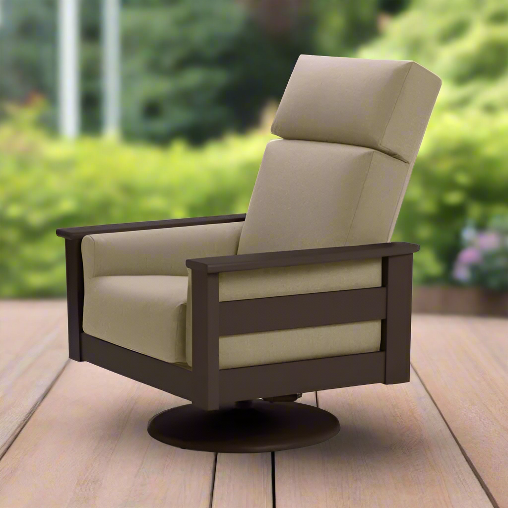 Telescope Casual Leeward MGP Cushion Outdoor Premier Swivel Rocker with MGP Arms