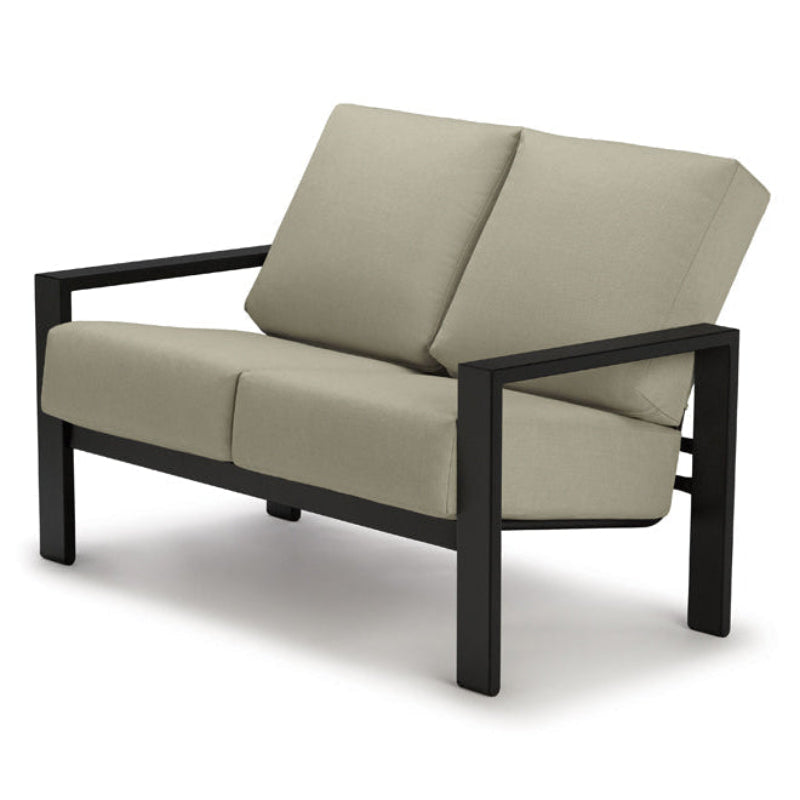 Telescope Casual Larssen Cushion Aluminum Outdoor Loveseat