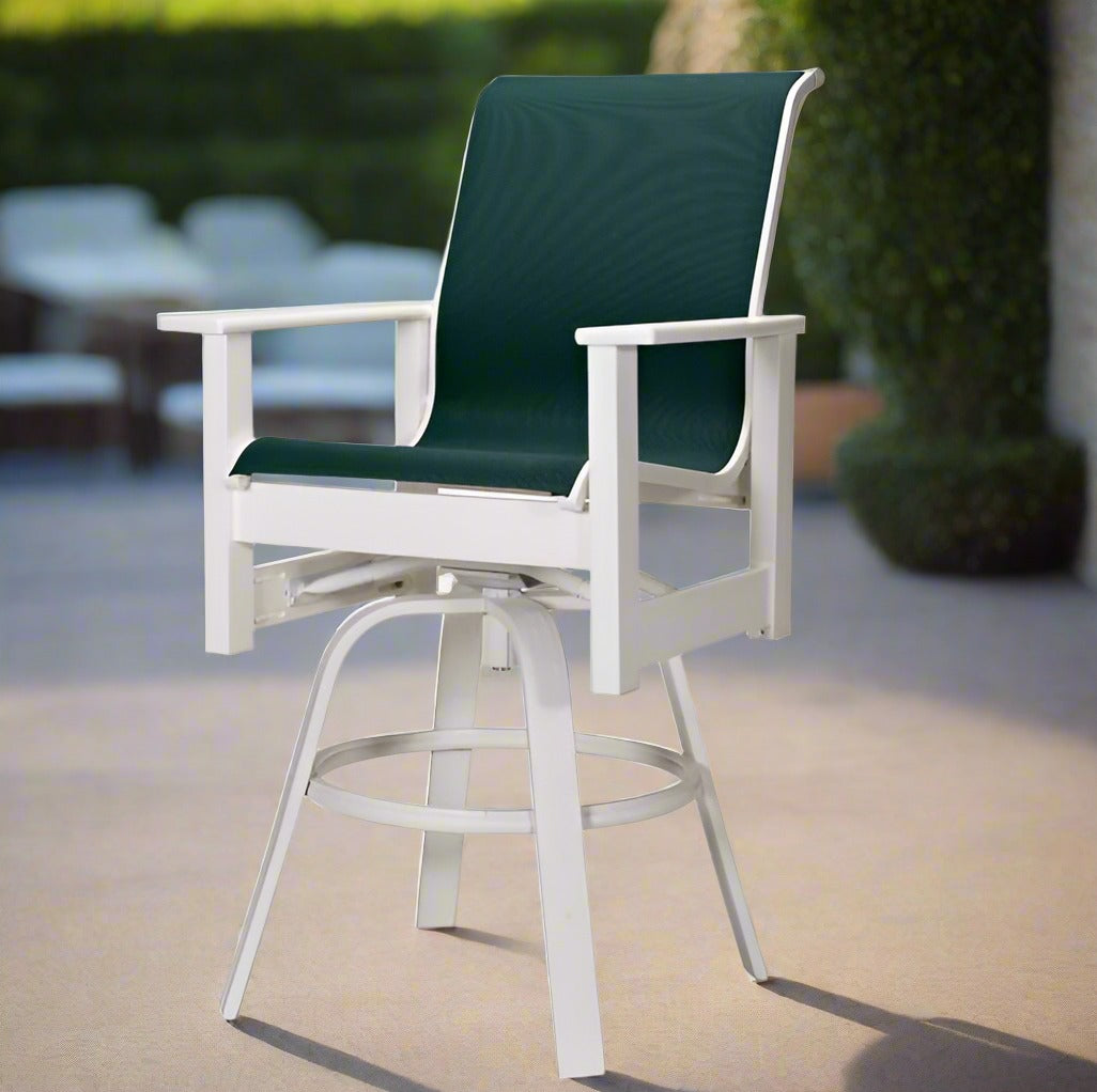 Telescope Casual Leeward MGP Sling Balcony Height Swivel Arm Chair