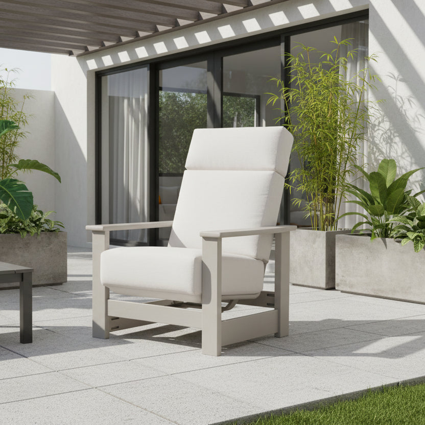 Telescope Casual Leeward MGP Cushion Outdoor Supreme Hidden Motion Arm Chair w/ MGP Arms