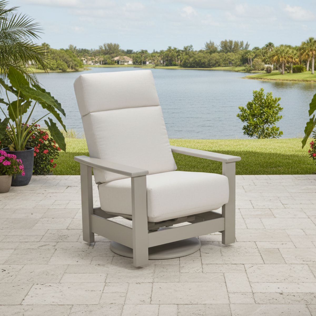 Telescope Casual Leeward MGP Cushion Supreme Swivel Hidden Rocker w/ MGP Arms