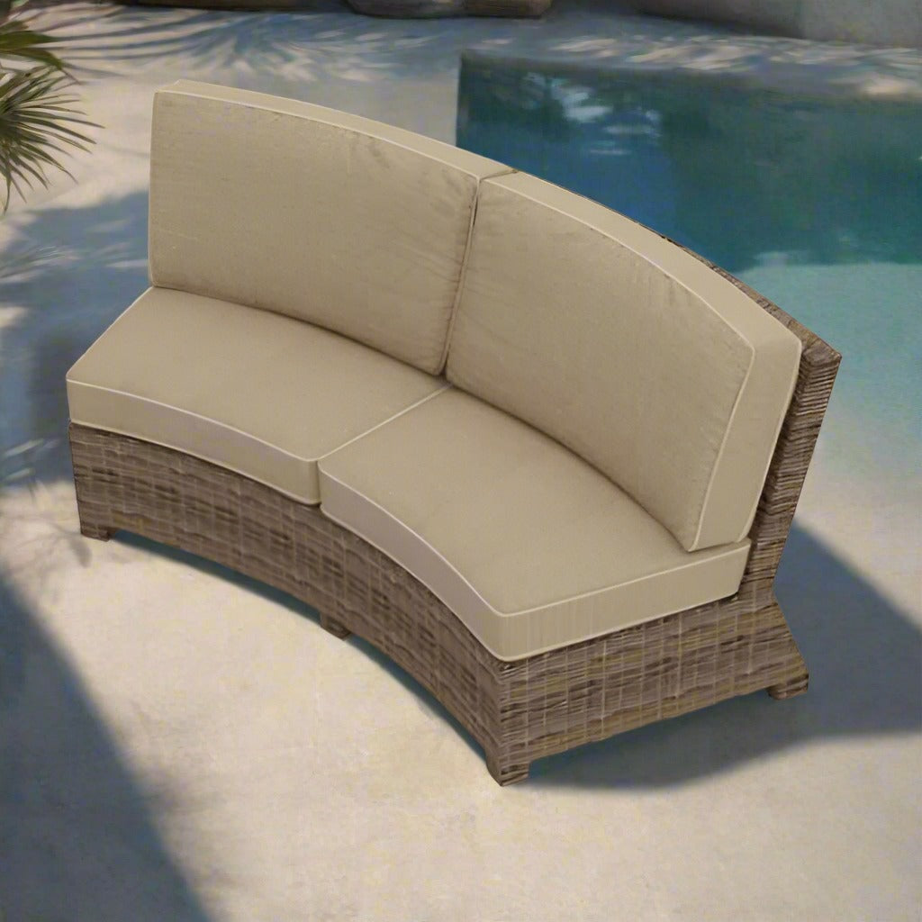 Replacement Cushions for Forever Patio Cypress Curved Sofa