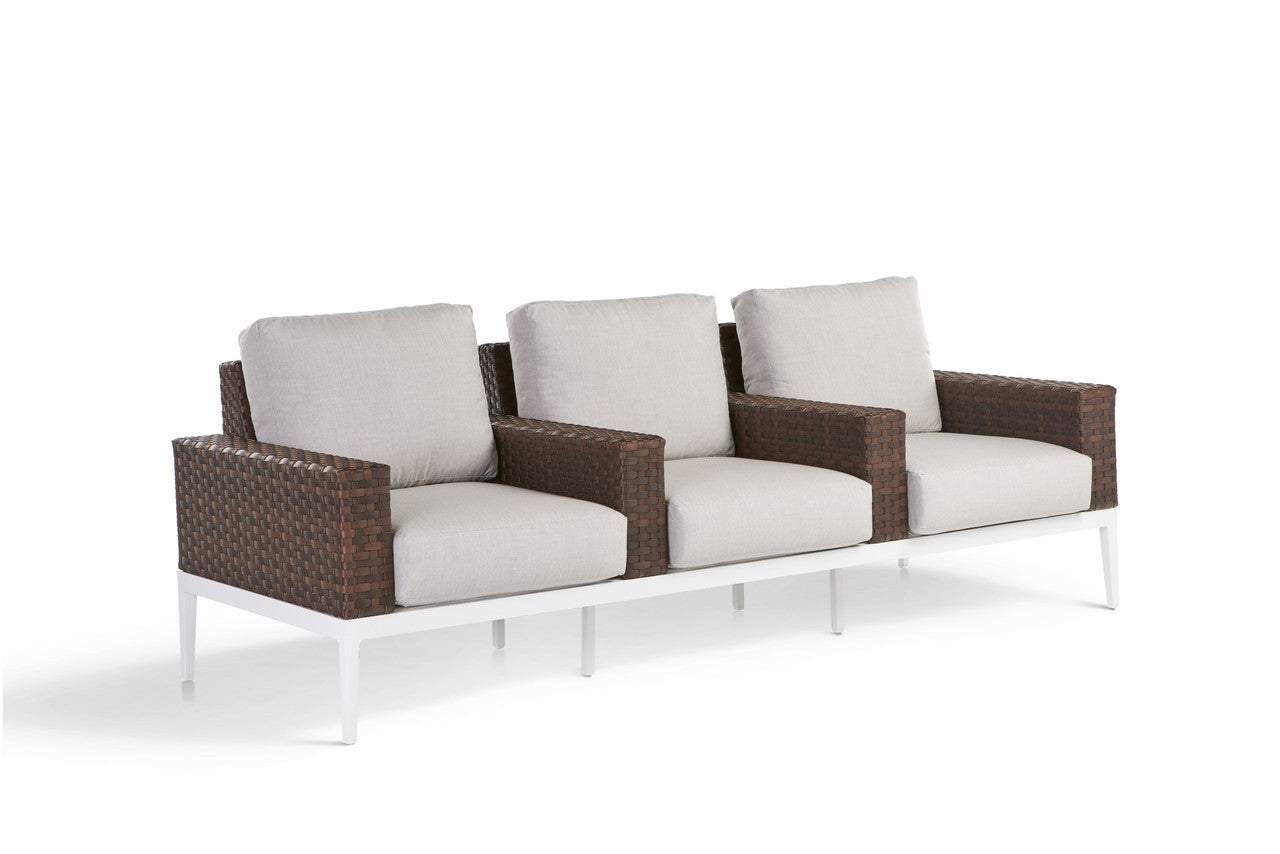 South Sea Rattan Stevie Wicker Theater Sofa