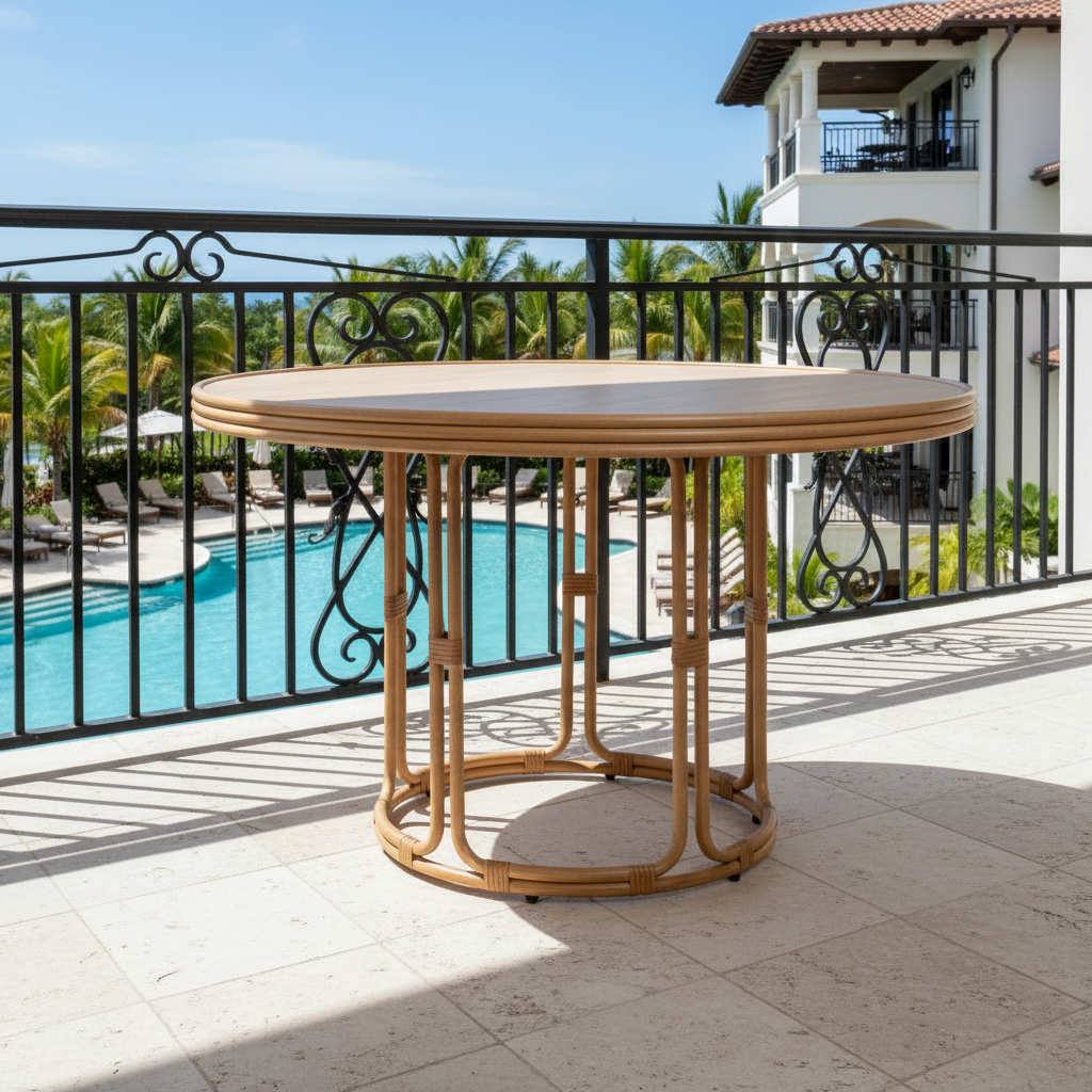 Lloyd Flanders Riviera 48" Round Dining Table