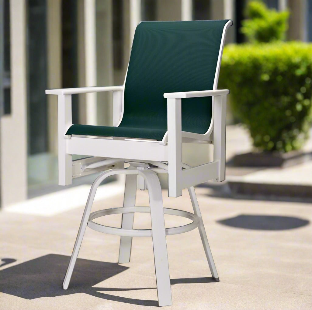 Telescope Casual Leeward MGP Sling Balcony Height Swivel Arm Chair