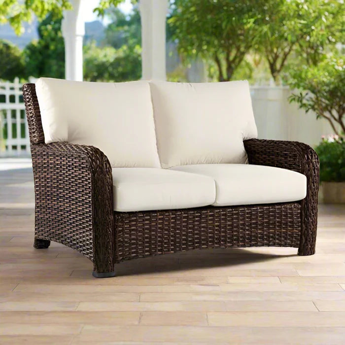 South Sea Rattan Saint Tropez Outdoor Wicker Loveseat