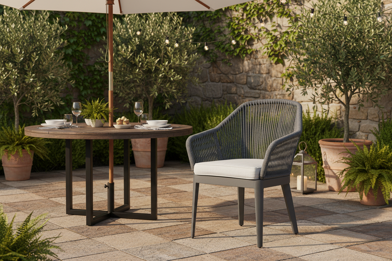 Sunset West Milano Dining Chair with Cushions