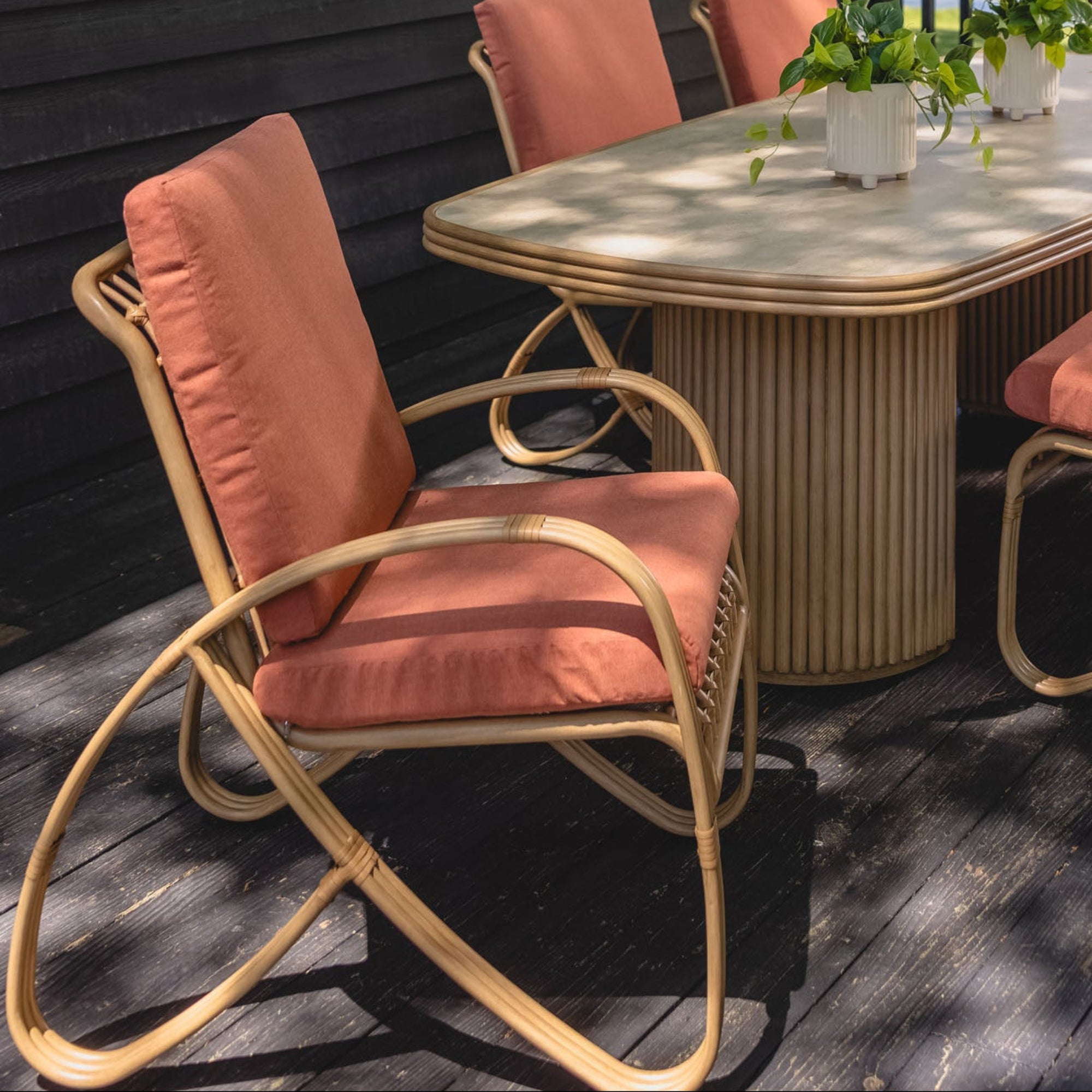 Lloyd Flanders Riviera Dining Armchair