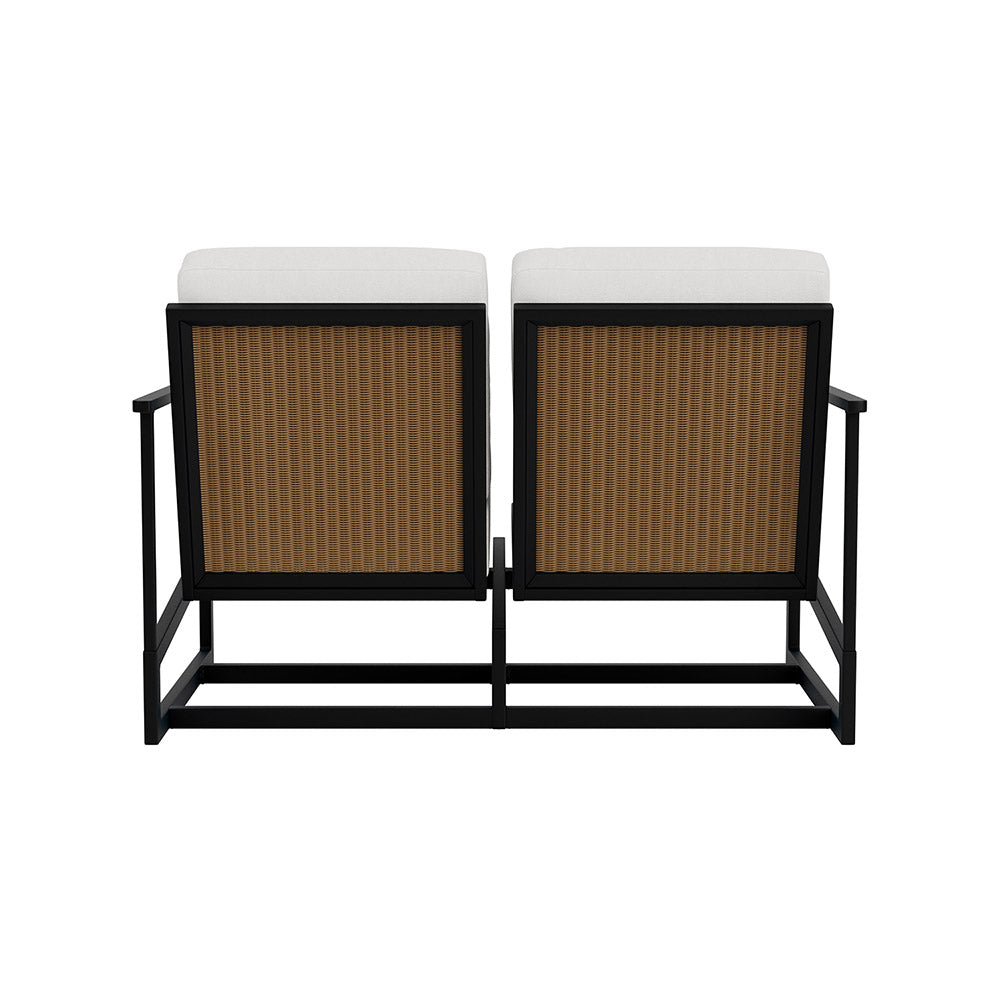 Lloyd Flanders Summit Spring Rocker Loveseat