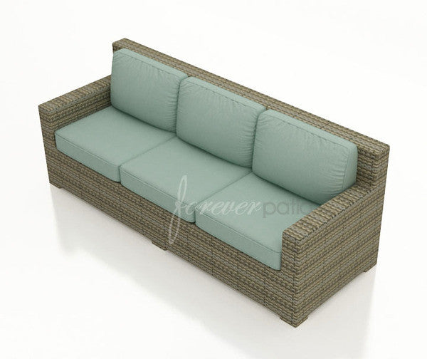 Forever Patio Hampton Wicker Straight Sofa