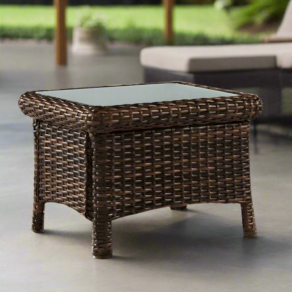 South Sea Rattan Saint Tropez Outdoor Wicker End Table