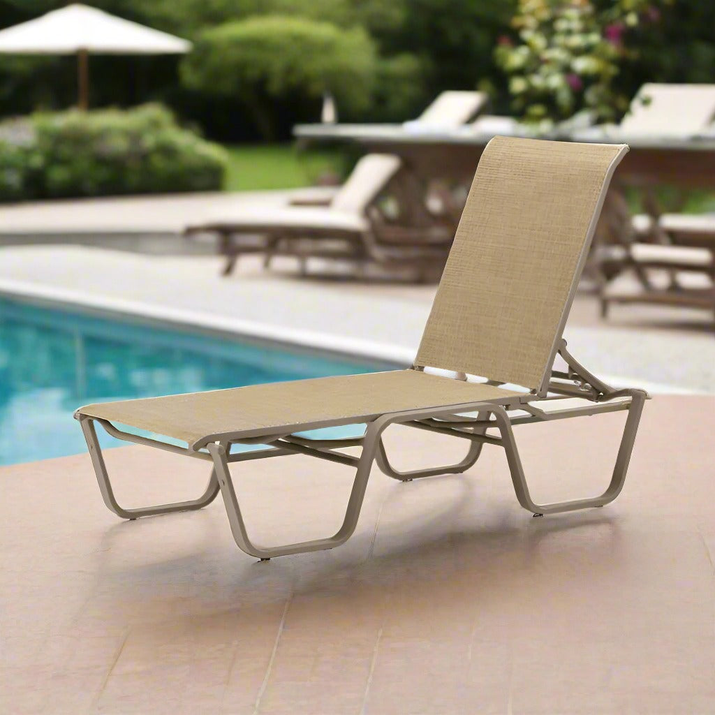 Telescope Casual Aruba II Sling Lay-Flat Stacking Chaise
