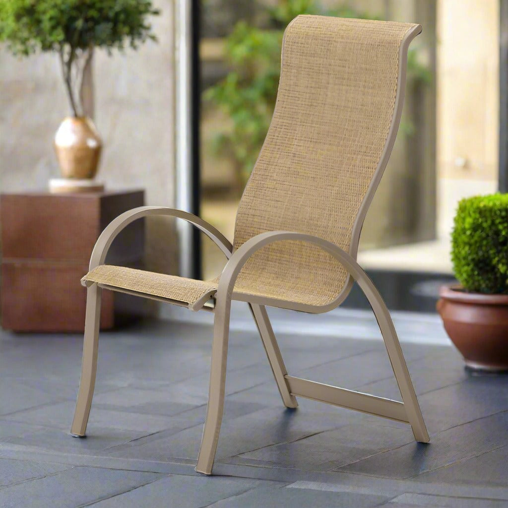 Telescope Casual Aruba II Sling Supreme Stacking Arm Chair