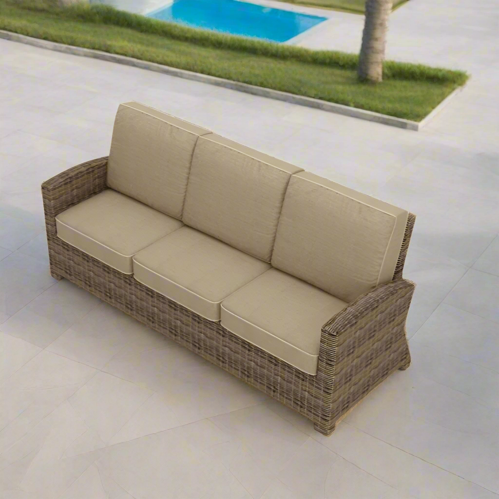 Forever Patio Cypress Wicker 3-Seater Sofa