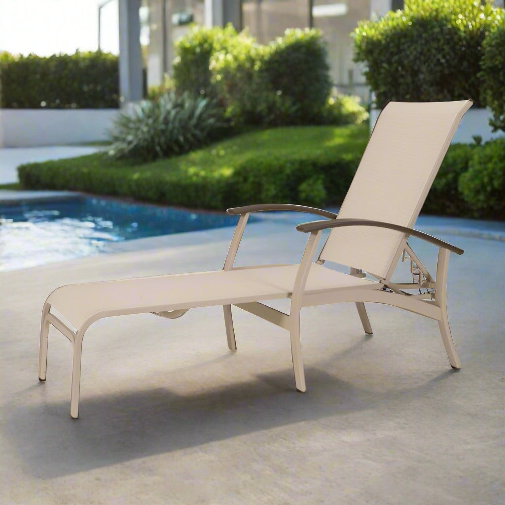 Telescope Casual Belle Isle Sling Four Position Lay-Flat Chaise