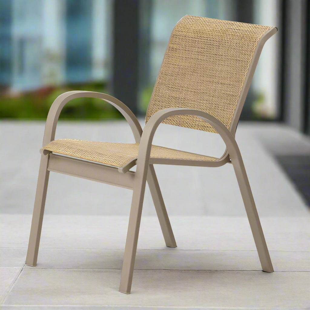 Telescope Casual Aruba II Sling Dining Height Stacking Cafe Chair